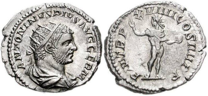 Caracalla was Born today 188AD.